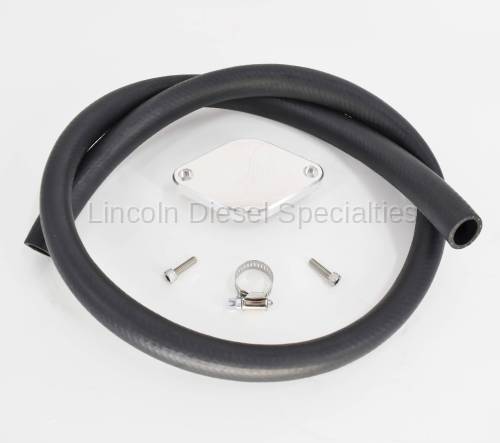 Lincoln Diesel Specialities - PCV Reroute Kit w/o Resonator Plug (2012-2016)