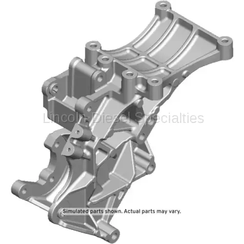 GM - GM OEM L5P  Power Steering Pump and  Air Conditioning Compressor Bracket (2017-2019)