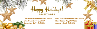 Holiday Hours 2025