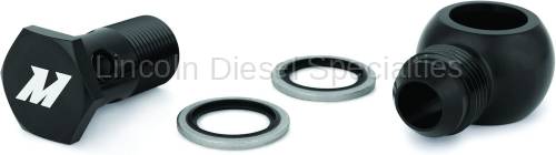 Mishimoto - Mishimoto Oil Cooler Banjo Fitting (Black) Universal
