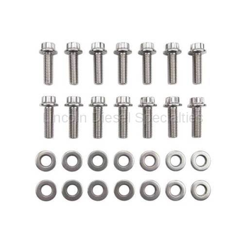 Wehrli Custom Fabrication - Wehrli Premium Duramax/Cummins Rear Differential Cover Bolt Kit