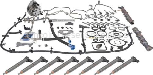 Lincoln Diesel Specialities - Ford Powerstroke 6.7L Catastrophic CP4 Failure Kit With DCR Kit (2015-2016)