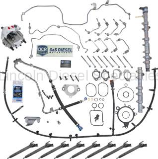 Lincoln Diesel Specialities - Ford Powerstroke 6.7L Catastrophic CP4 Failure Kit With DCR Kit (2017-2019)