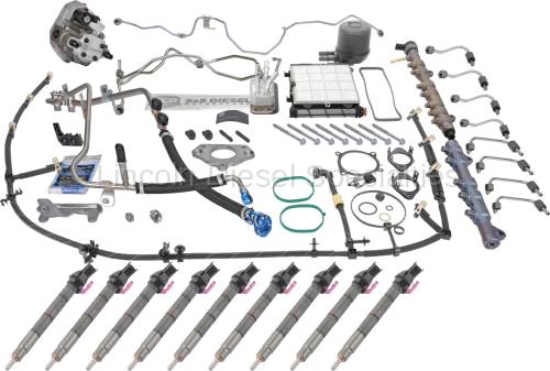 Lincoln Diesel Specialities - Ford Powerstroke 6.7L Catastrophic CP4 Failure Kit With DCR Kit (2020-2022)