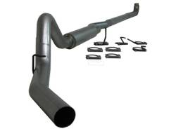 MBRP - MBRP 4" Performance Series Down Pipe Back Aluminized Single Exhaust System W/ Muffler (2001-2007) - Image 1