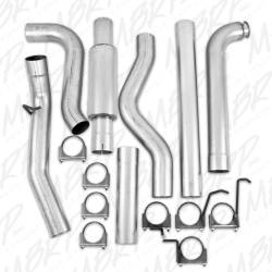 MBRP - MBRP 4" Performance Series Down Pipe Back Aluminized Single Exhaust System W/ Muffler (2001-2007) - Image 2