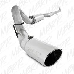 Exhaust Systems - 4" Systems - MBRP - MBRP 4" Installer Series Downpipe Back Aluminized Single Exhaust System with Muffler and Tip (2001-2007)