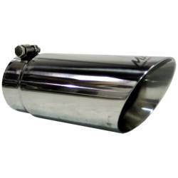 Exhaust  - Exhaust Tips - MBRP - MBRP Universal  4" Dual Wall Angled T304 Exhaust Tip (3.5" Inlet, 4"Outlet)