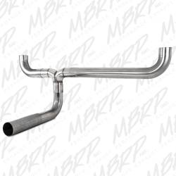 Exhaust - Exhaust Systems - MBRP - MBRP SMOKERS™ Universal XP Series 4" Dual T409 "T" Pipe Kit 