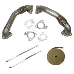 Exhaust - Manifolds & Up Pipes - BD Diesel Performance - BD Power Up-Pipe Kit (T304 Stainless) 2001-2004