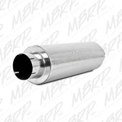 Exhaust  - Mufflers - MBRP - MBRP Universal Quiet Tone Muffler 5" Aluminized Steel 