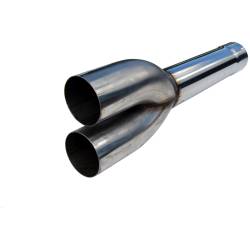 Exhaust - Delete Pipes - MBRP - MBRP Universal 4"  Dual Muffler Delete Pipe 4" Inlet /Outlet 27.5" Overall Length, T409 Stainless Steel