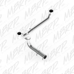 Exhaust Systems - Stack Systems & Smoker Kits  - MBRP - MBRP SMOKERS™ Universal  XP Series 5" Dual "T" Pipe T409  Kit