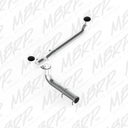 Exhaust Systems - Stack Systems & Smoker Kits  - MBRP - MBRP SMOKERS™ Universal Installer Series 5"  Dual "T" Pipe Kit Aluminized Steel 