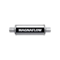 Exhaust - Mufflers - Magnaflow - Magnaflow  Universal 14" Stainless Steel Muffler 4"Inlet 4" Outlet , 14" Length, Satin Finish
