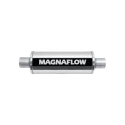 Magnaflow Universal 24" Stainless Steel Muffler  4" Inlet 4" Outlet, 24" Length , Satin Finish