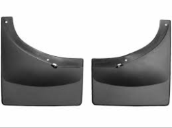 Exteriors Accessories/Necessities - Mud Flaps/Splash Guards - WeatherTech - WeatherTech Mud Flap Rear Only For Dually, No Drill Laser Fit (2007.5-2014)**