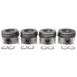 Engine - Pistons & Rods - Mahle - MAHLE Right Bank Pistons w/ Rings .040 (Set of 4)