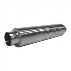 MBRP - MBRP Universal High Flow Performance Muffler 4" Inlet /Outlet 24" Body 30" Overall, T409 - Image 1