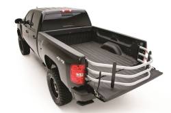 Exteriors Accessories/Necessities - Accessories-Steps/Running Boards/Rails/Bed Lights/Grill Covers - AMP RESEARCH - AMP RESEARCH  BedXTender HD Sport Truck Bed Extender, Silver, STD. Bed (2007.5-2019)