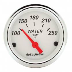 Auto Meter - Auto Meter Artic White, 2-1/16"Water Temperature 100-250 °F, (Universal)