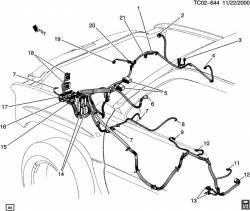 GM Chassis Wiring Harness with Electric Shift Transfer Case (2007.5-2008)