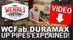 Wehrli Custom Fabrication - Wehrli Custom Fab 2001-2016 Duramax 2" Stainless Driver Side Up Pipe for OEM Manifold with Gaskets - Image 2