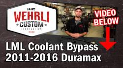 Wehrli Custom Fabrication - Wehrli Custom Fab 2011-2016 LML Duramax Coolant Bypass Kit with Plug - Image 3