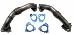 Wehrli Custom Fab 2017-2020 L5P Duramax 2" Stainless Up Pipe Kit for OEM Manifolds w/ Gaskets