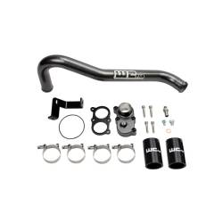 Cooling System - Hoses, Hose Kits, Pipes & Clamps - Wehrli Custom Fabrication - Wehrli Custom Fab  DURAMAX TOP OUTLET BILLET THERMOSTAT HOUSING AND UPPER COOLANT PIPE KIT LBZ/LMM (2006-2010)