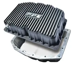 Engine - Engine Components - PPE - PPE HEAVY-DUTY CAST ALUMINUM ENGINE OIL PAN (BRUSHED) (11-22) 6.7L FORD POWERSTROKE