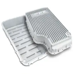 Transmission Parts - Transmission Pans - PPE - PPE HEAVY DUTY CAST ALUMINUM DEEP TRANSMISSION PAN-Raw (20-22) FORD 6.7L POWERSTROKE