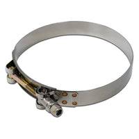 PPE 5.00" Universal T-Bolt Clamps - 304 Stainless Steel