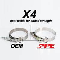 PPE - PPE 5.00" Universal T-Bolt Clamps - 304 Stainless Steel - Image 3