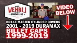 Wehrli Custom Fabrication - 2001-2019 Duramax Brake Master Cylinder Reservoir Cover - Image 8