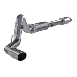 MBRP DURAMAX L5P, 4" CAT Back Exhaust System, Single Side Exit, w / Tip, Aluminized (2020-2023)