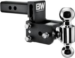 B&W Tow & Stow (2")  3" Drop or 3.5" Rise, Dual Ball 2" x 2 5/16" Hitch (Universal)***