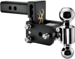 B & W Hitches - B&W Tow & Stow (2")  3" Drop or 3.5" Rise, Dual Ball 2" x 2 5/16" Hitch (Universal) - Image 3