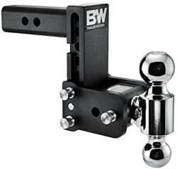 2010-2012 6.7L 24V Cummins - Hitches/Receivers - B & W Hitches - B&W Tow & Stow (2")  5" Drop or 5.5" Rise, Dual Ball 2" x 2 5/16" Hitch (Universal)***