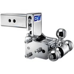B & W Hitches - B&W Tow & Stow (2.5") 5" Drop or 4.5" Rise, Triple Ball, 1-7/8" x 2" x 2 5/16" Hitch (Universal) - Image 2