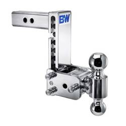 B & W Hitches - B&W Tow & Stow Receiver Hitch (2.5"), Dual Ball (2" & 2-5/16"), 7" Drop / 7.5" Rise (Universal) - Image 2