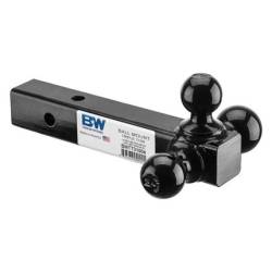 B & W Hitches - B&W Trailer Hitches HD Triple Tow Tri-Ball Mount Fits 2 in. Receiver, (Universal) - Image 2