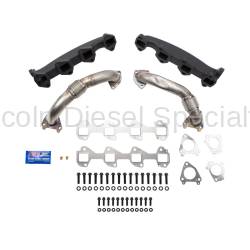 Wehrli Custom Fabrication - Wehrli Custom LB7 Duramax Billet Exhaust Manifold & 2" Stainless Up Pipe Kit (2001-2004) - Image 2