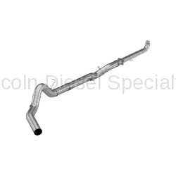 MBRP ARMOR LITE Series, 5" Down Pipe Back, Single Side Exhaust System,T409 SS, No Muffler (2001-2004)