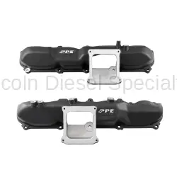 PPE - PPE 6.6L GM/Duramax Lower Intake Manifold Kit, Left & Right, Black (2004.5-2010) - Image 1